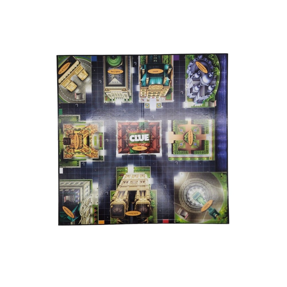 Clue Secrets In Paris 2009 Game Board Only Replacement Part Hasbro Parker Bros